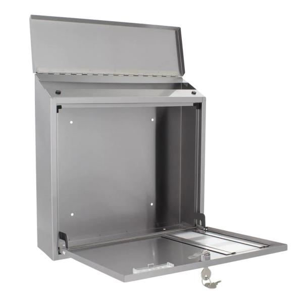 Rottner Edelstahl-Briefkasten Muro Inox T06048
